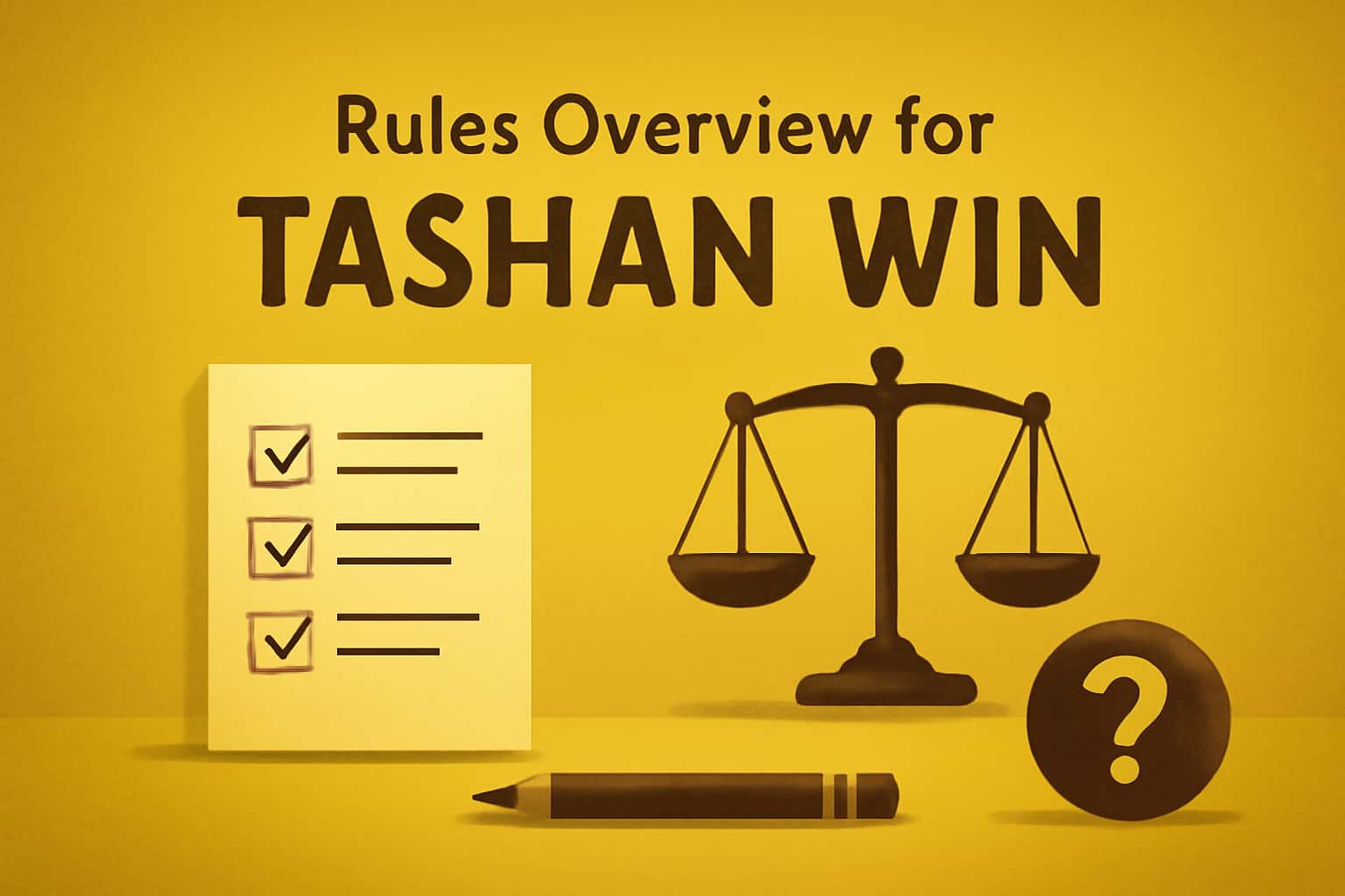 An informative layout showcasing the rules overview for Tashan Win.