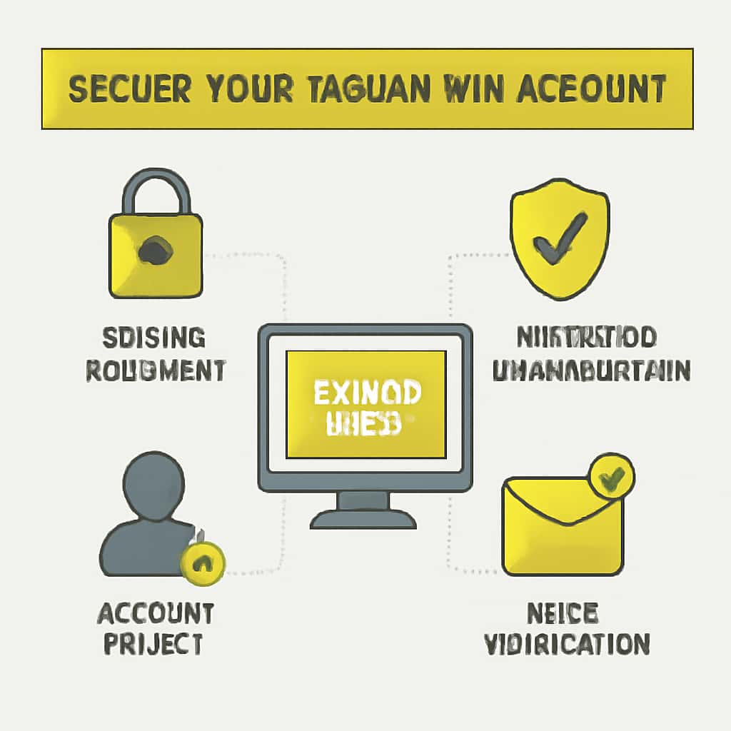 An educational diagram illustrating account security measures.