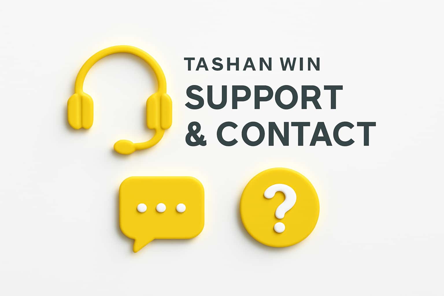 Tashan Win Support & Contact Interface