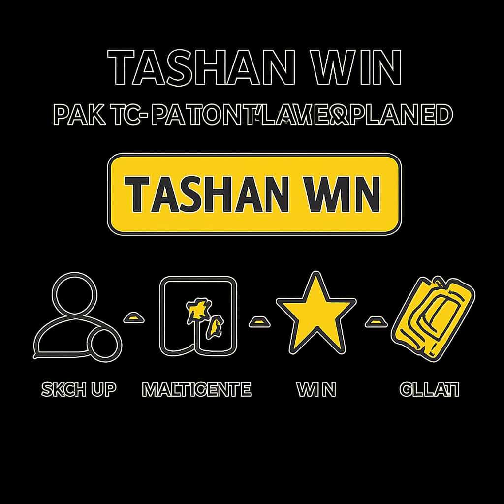 An educational diagram detailing the steps in the Tashan Win Participation Flow.