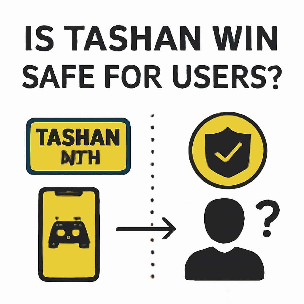 An educational illustration on Tashan Win user safety.