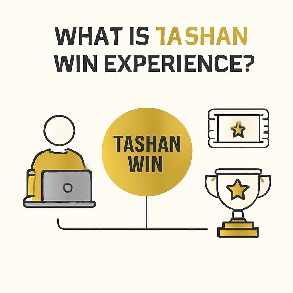 An educational diagram explaining features of Tashan Win Experience.