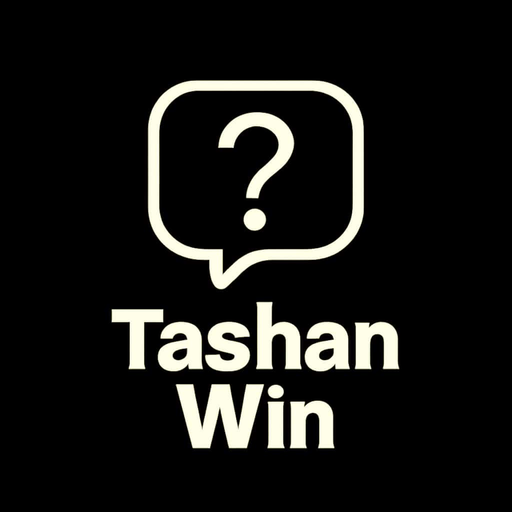 A badge design illustrating the Tashan Win Experience.